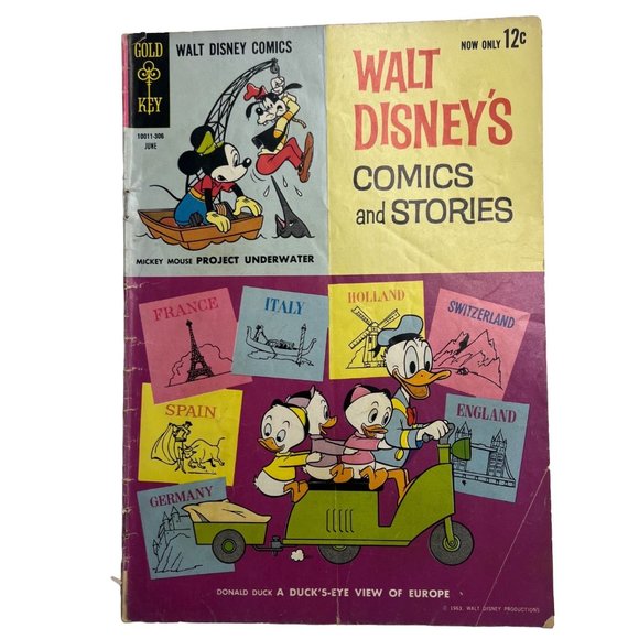 Walt Disney’s Comics and Stories Lot of 5 1963 to 1979 FLAWS - Picture 5 of 11